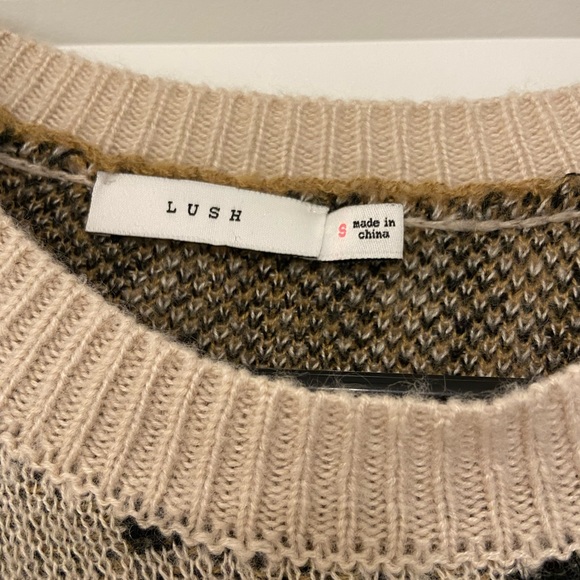 Cheetah print oversized sweater - Picture 2 of 2